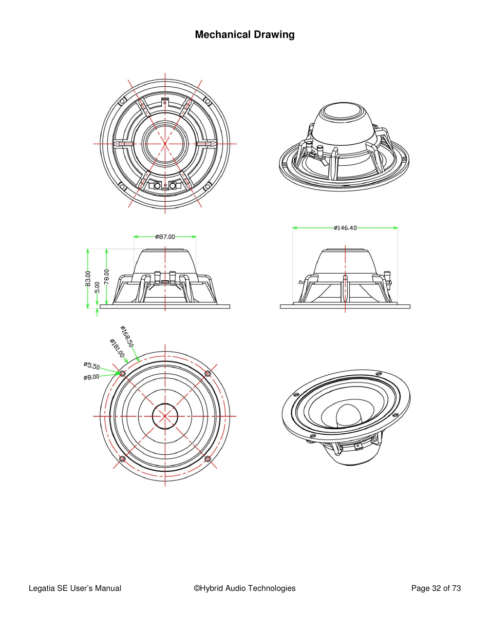 Hybrid Audio Technologies Legatia SE User Manual | Page 32 / 68