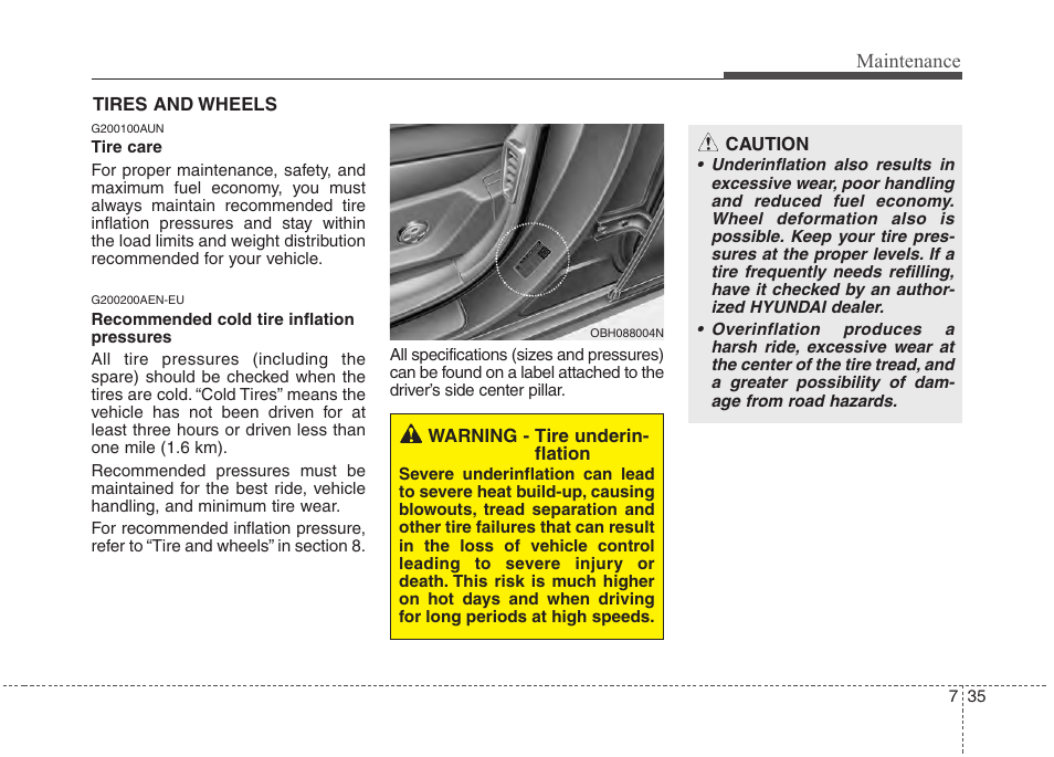 Maintenance | Hyundai 2013 Genesis User Manual | Page 369 / 429