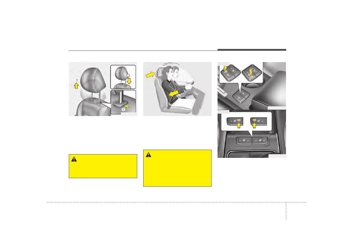 Safety features of your vehicle | Hyundai 2012 Sonata User Manual | Page 28 / 411