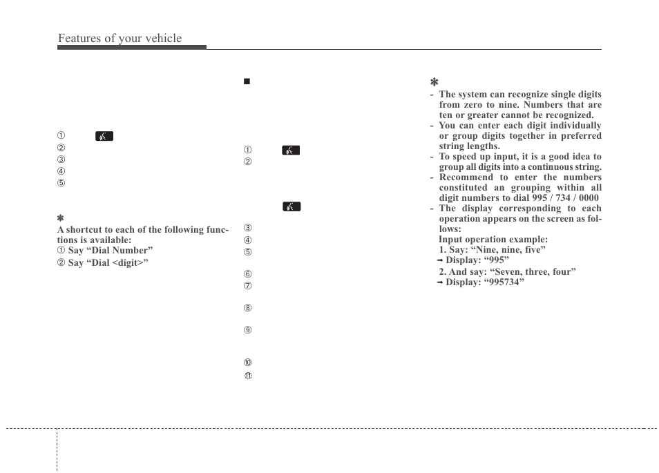 Features of your vehicle | Hyundai 2012 Santa Fe User Manual | Page 215 / 419