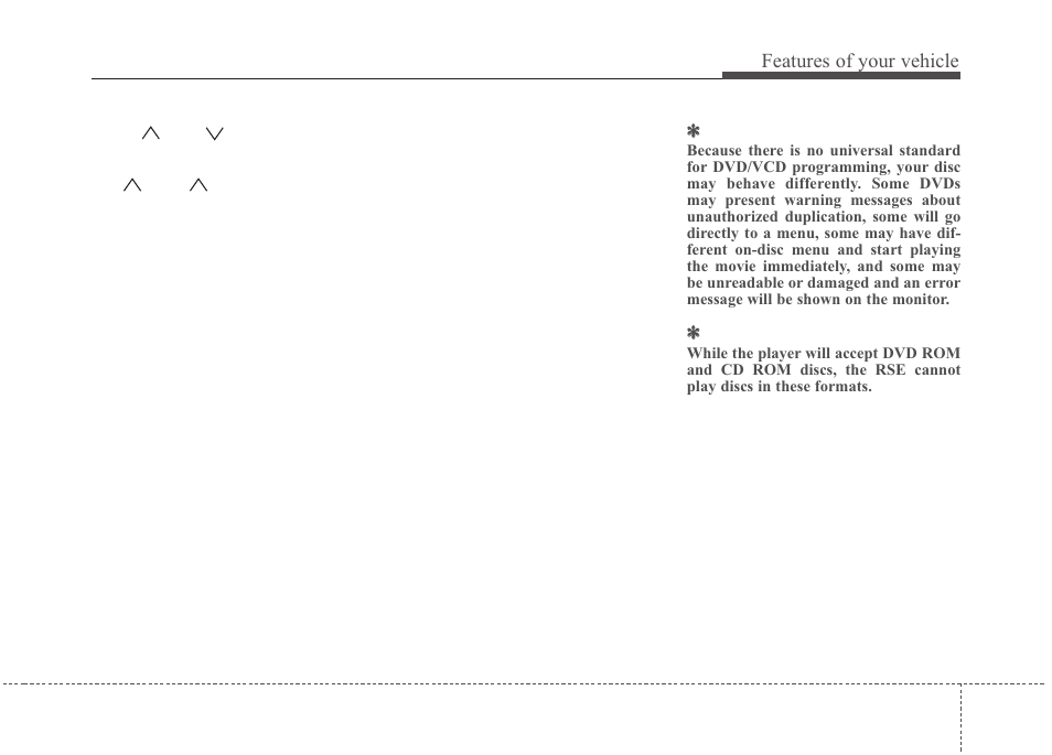 Features of your vehicle | Hyundai 2012 Santa Fe User Manual | Page 228 / 419