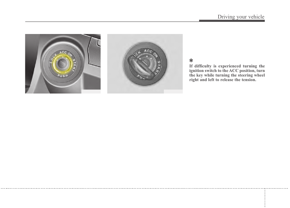 Driving your vehicle | Hyundai 2012 Santa Fe User Manual | Page 246 / 419