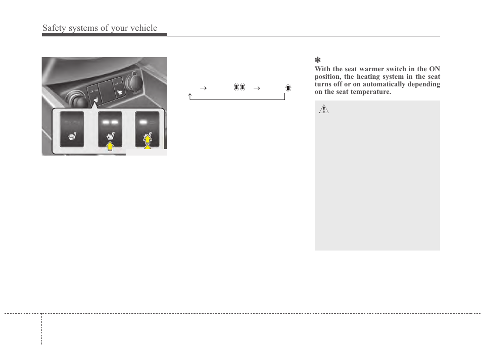 Safety systems of your vehicle | Hyundai 2012 Santa Fe User Manual | Page 27 / 419