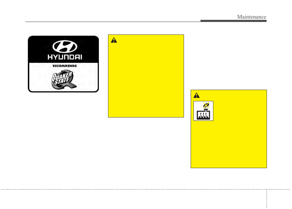 Maintenance | Hyundai 2012 Santa Fe User Manual | Page 342 / 419