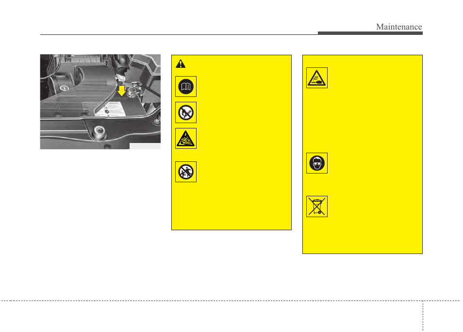 Maintenance | Hyundai 2012 Santa Fe User Manual | Page 356 / 419