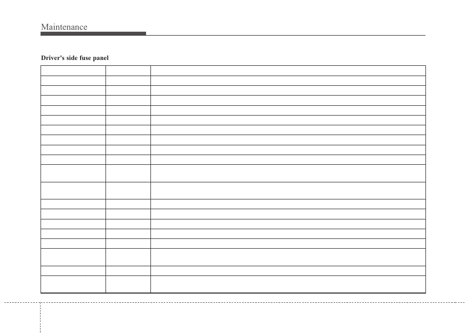 Maintenance | Hyundai 2012 Santa Fe User Manual | Page 377 / 419