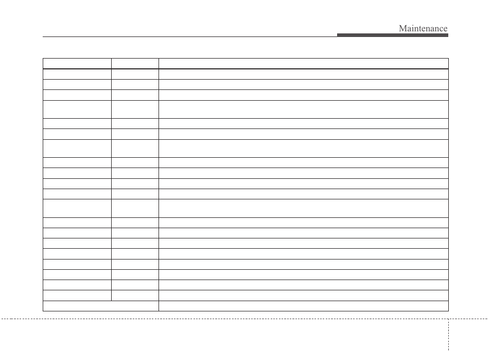 Maintenance | Hyundai 2012 Santa Fe User Manual | Page 378 / 419