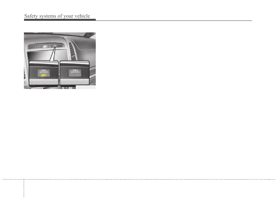 Safety systems of your vehicle | Hyundai 2012 Santa Fe User Manual | Page 57 / 419