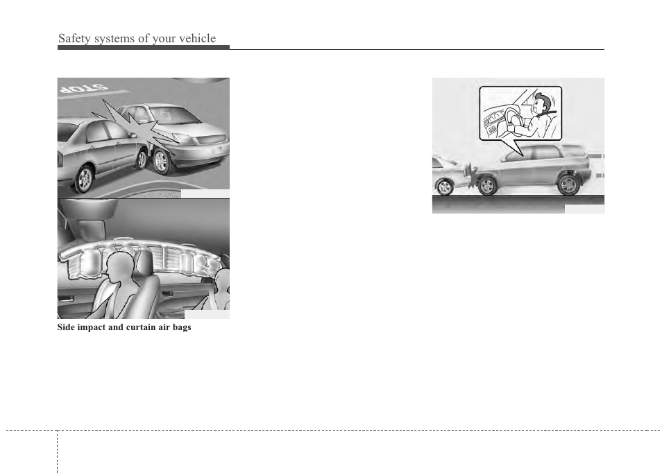 Safety systems of your vehicle | Hyundai 2012 Santa Fe User Manual | Page 71 / 419