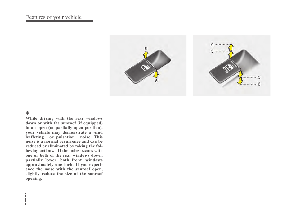 Features of your vehicle | Hyundai 2012 Santa Fe User Manual | Page 93 / 419