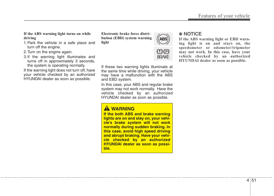 Features of your vehicle | Hyundai 2012 Elantra User Manual | Page 129 / 383