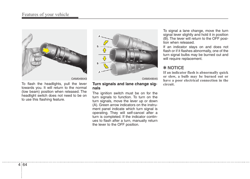 Features of your vehicle | Hyundai 2012 Elantra User Manual | Page 142 / 383