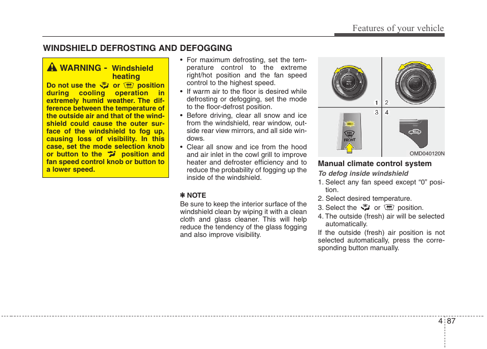 Features of your vehicle | Hyundai 2012 Elantra User Manual | Page 165 / 383