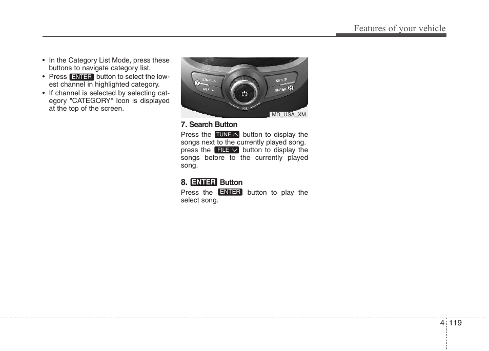 Features of your vehicle | Hyundai 2012 Elantra User Manual | Page 197 / 383