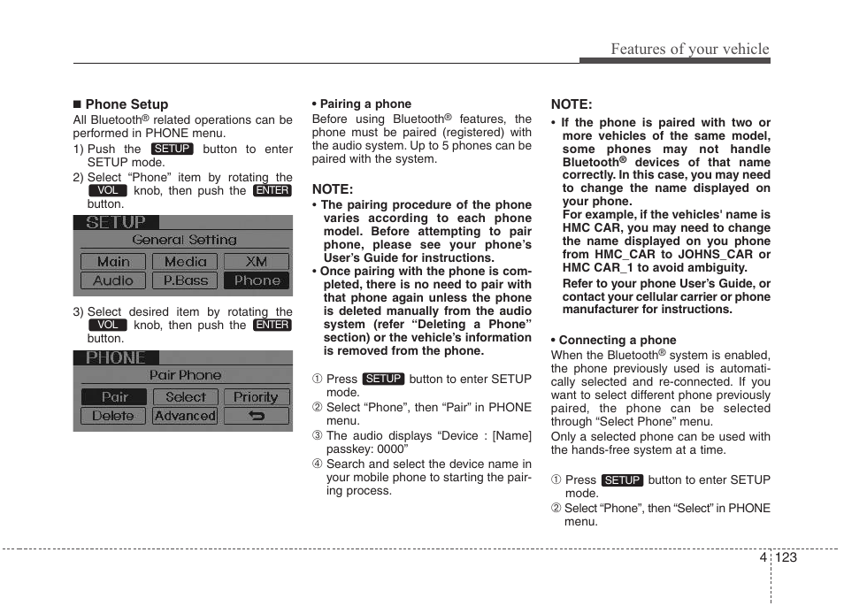 Features of your vehicle | Hyundai 2012 Elantra User Manual | Page 201 / 383