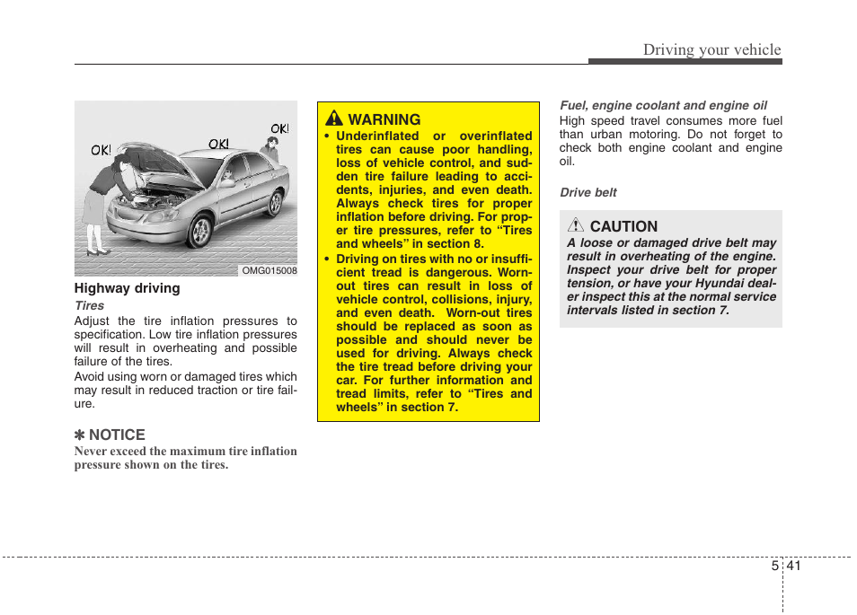 Driving your vehicle | Hyundai 2012 Elantra User Manual | Page 248 / 383