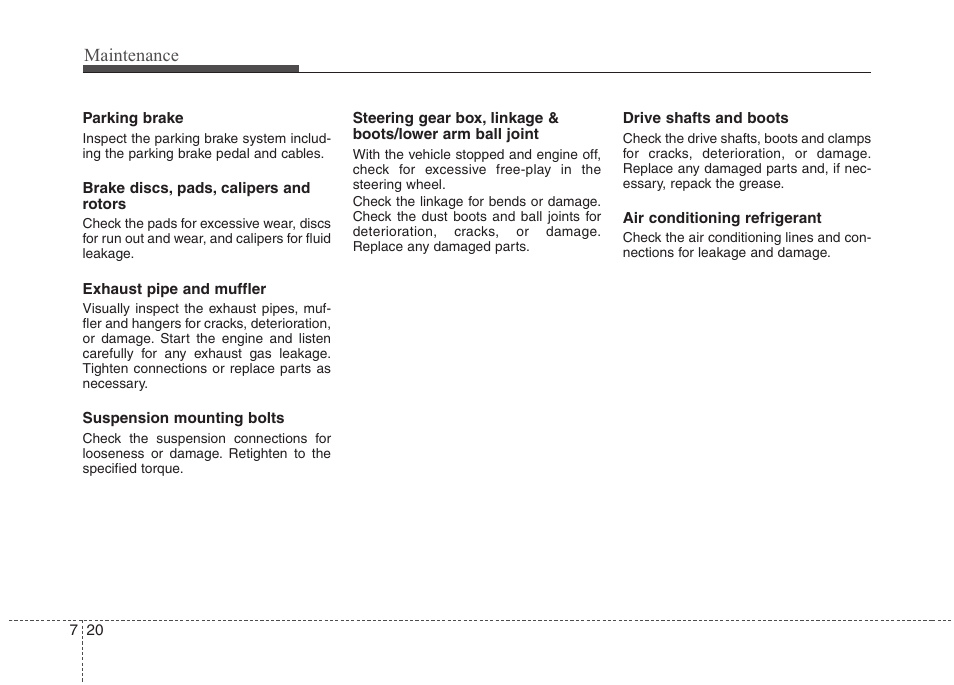 Maintenance | Hyundai 2012 Elantra User Manual | Page 308 / 383