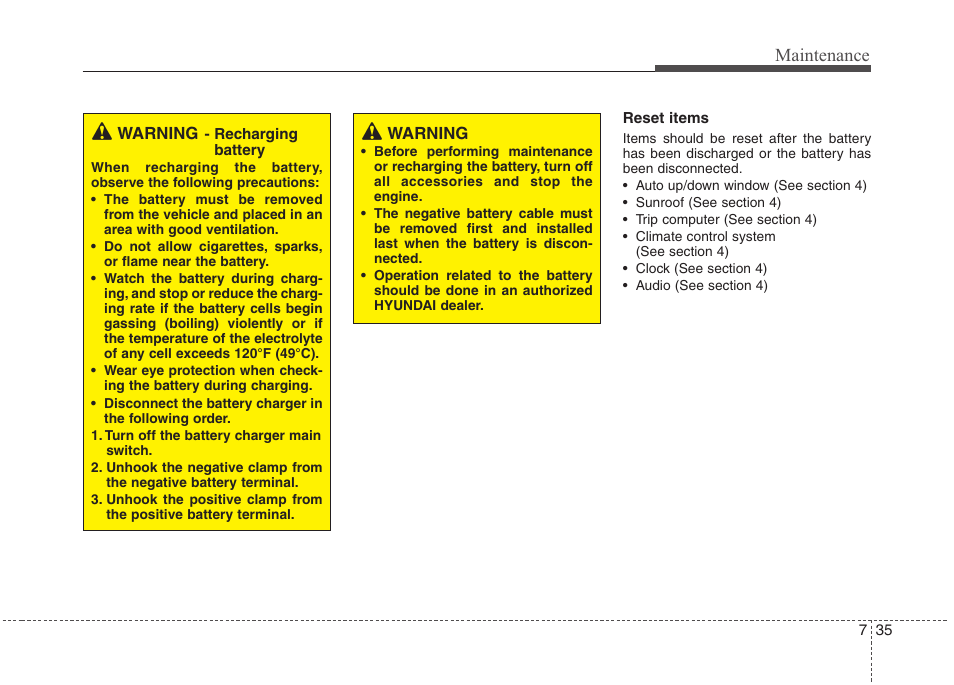 Maintenance | Hyundai 2012 Elantra User Manual | Page 323 / 383