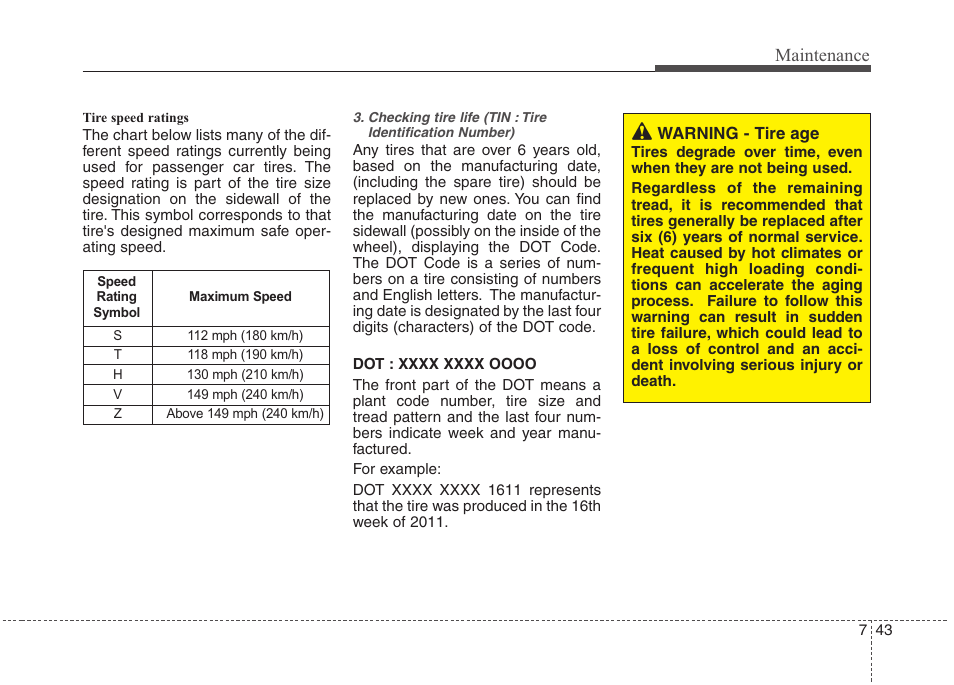 Maintenance | Hyundai 2012 Elantra User Manual | Page 331 / 383