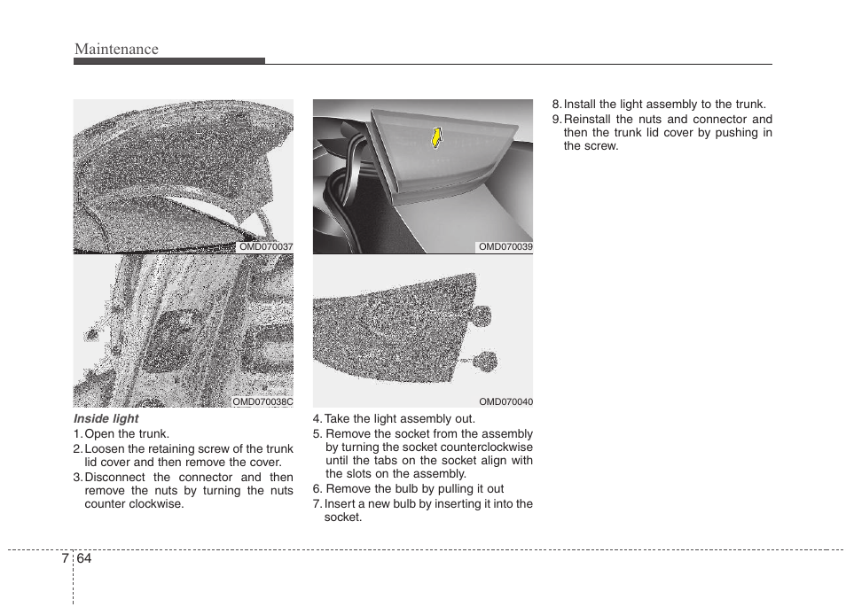 Maintenance | Hyundai 2012 Elantra User Manual | Page 352 / 383