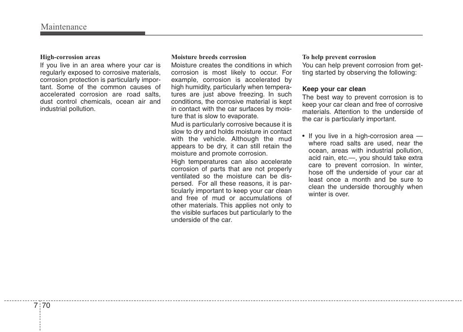 Maintenance | Hyundai 2012 Elantra User Manual | Page 358 / 383