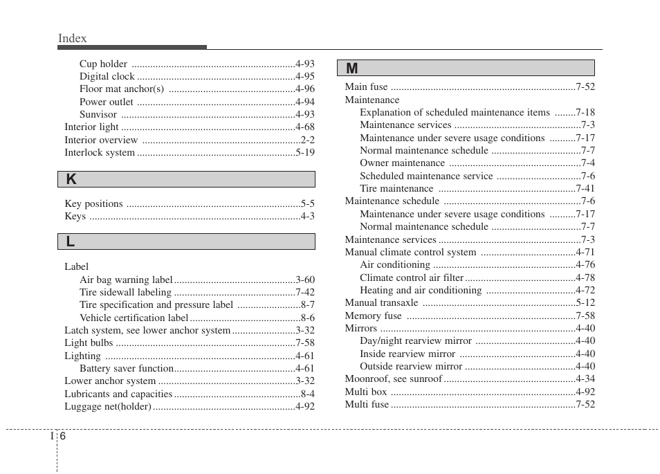 Ml k | Hyundai 2012 Elantra User Manual | Page 379 / 383