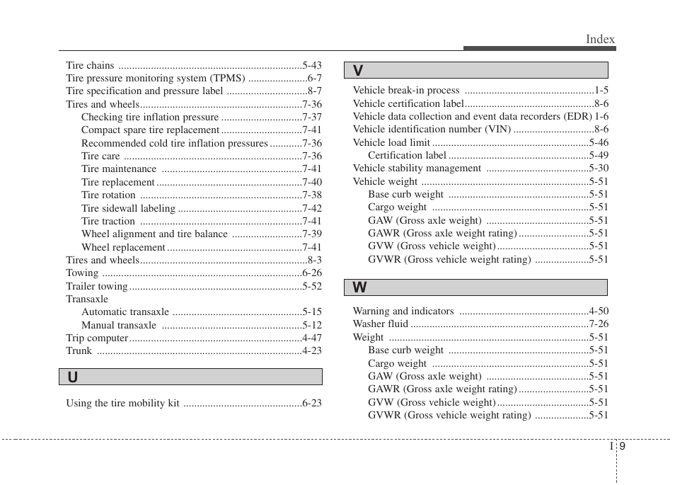 Vu w | Hyundai 2012 Elantra User Manual | Page 382 / 383