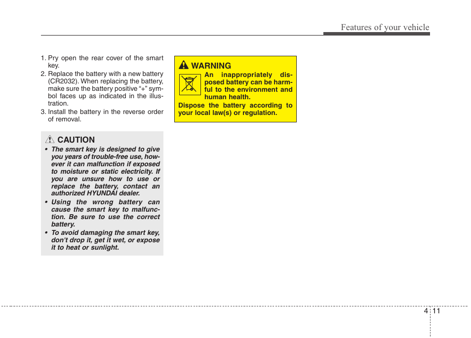 Features of your vehicle | Hyundai 2012 Elantra User Manual | Page 89 / 383