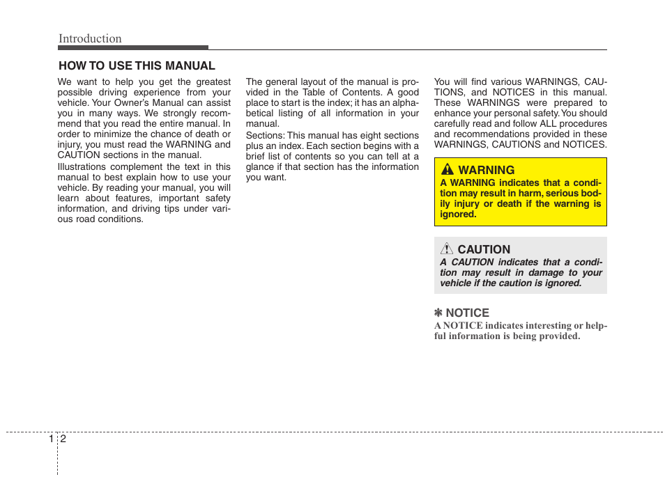 Hyundai 2012 Elantra User Manual | Page 9 / 383