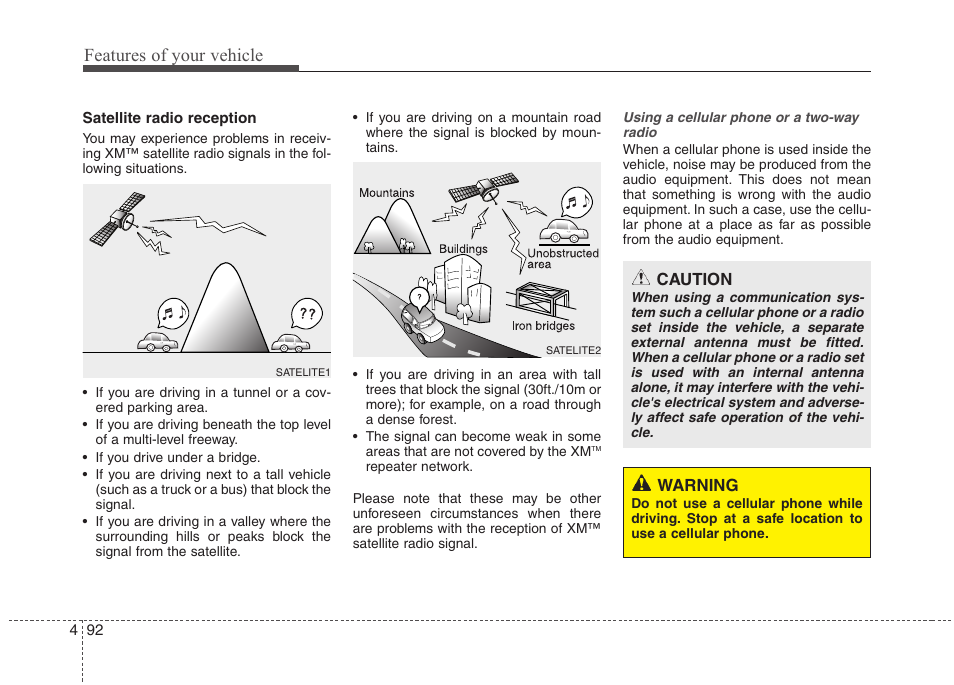 Features of your vehicle | Hyundai 2012 Accent User Manual | Page 170 / 370