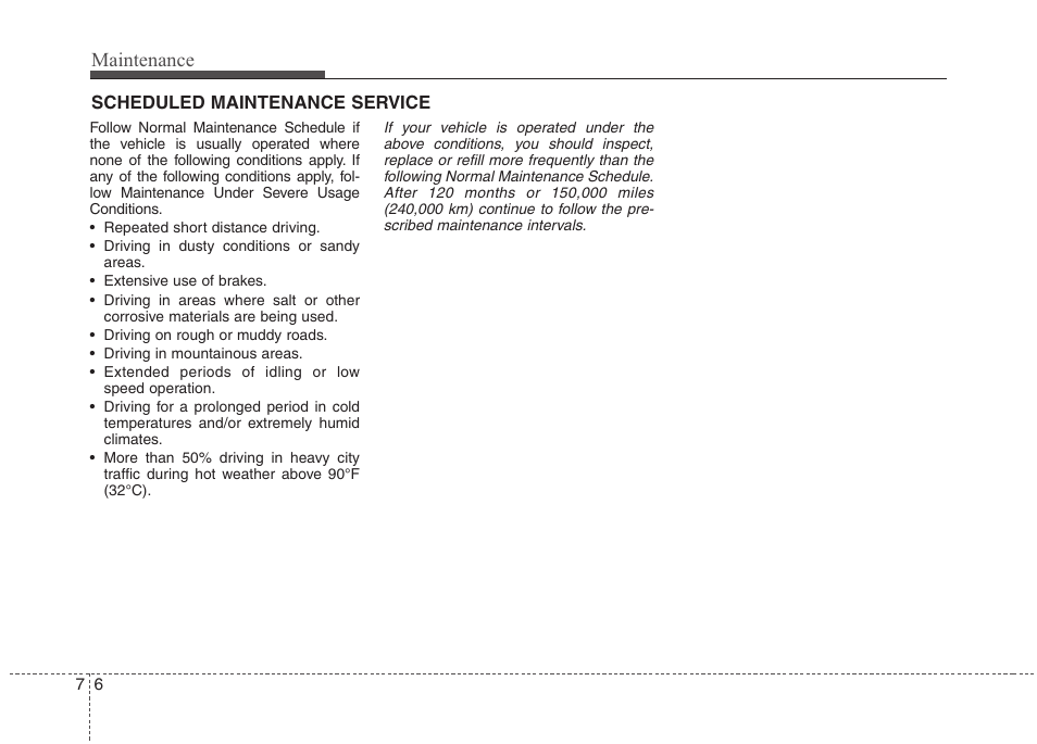 Maintenance | Hyundai 2012 Accent User Manual | Page 281 / 370