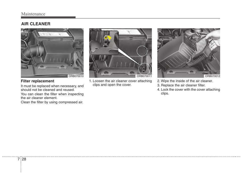 Maintenance | Hyundai 2012 Accent User Manual | Page 303 / 370