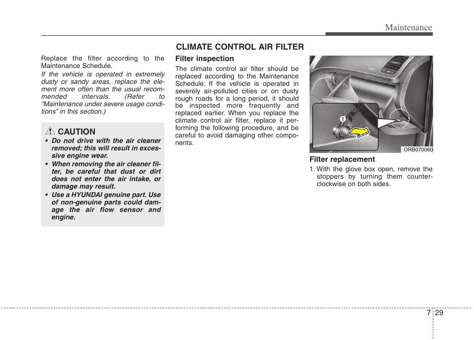 Maintenance | Hyundai 2012 Accent User Manual | Page 304 / 370