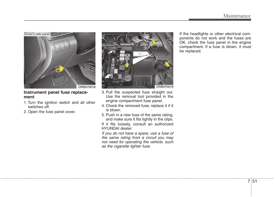 Maintenance | Hyundai 2012 Accent User Manual | Page 326 / 370