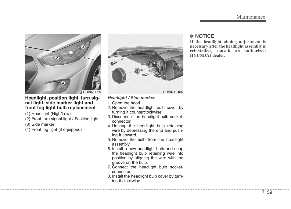 Maintenance | Hyundai 2012 Accent User Manual | Page 334 / 370