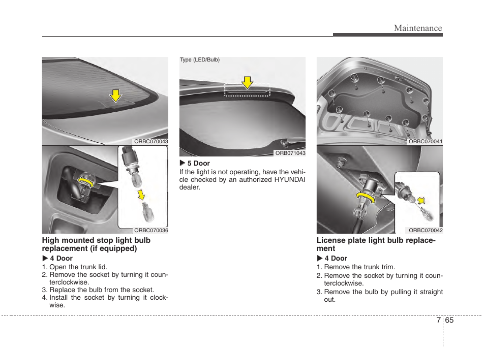 Maintenance | Hyundai 2012 Accent User Manual | Page 340 / 370