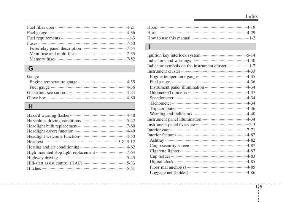 Gi h | Hyundai 2011 Tucson User Manual | Page 377 / 382