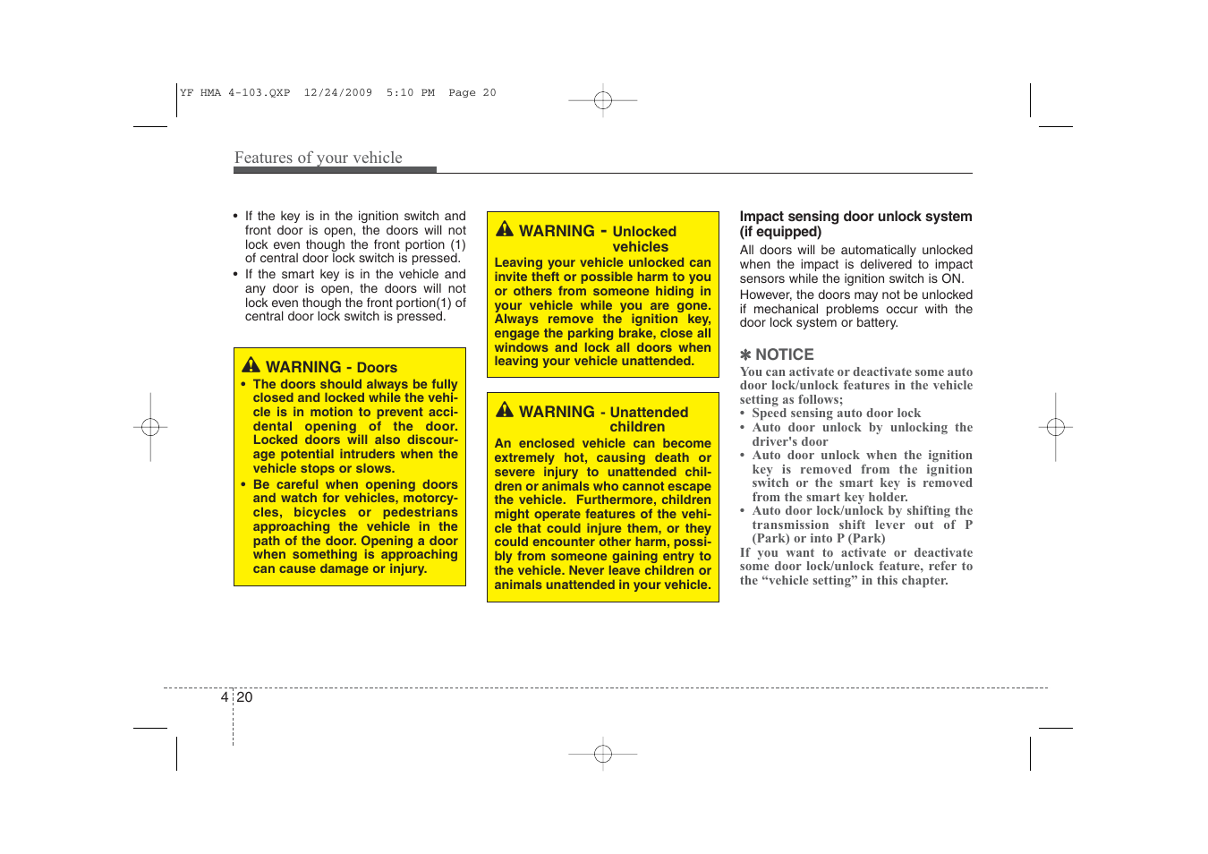 Hyundai 2011 Sonata User Manual | Page 100 / 380