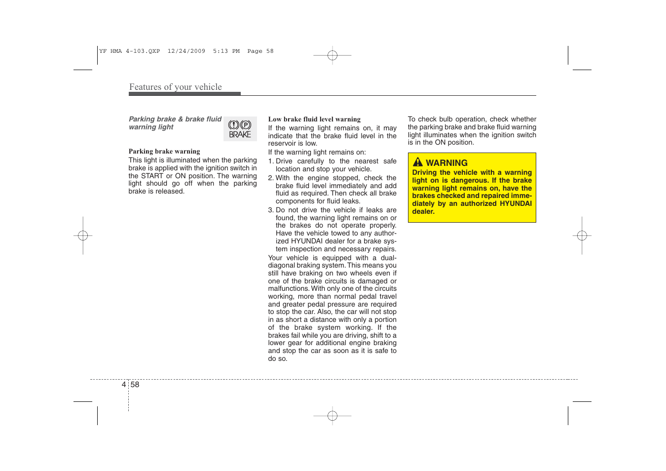 Hyundai 2011 Sonata User Manual | Page 138 / 380