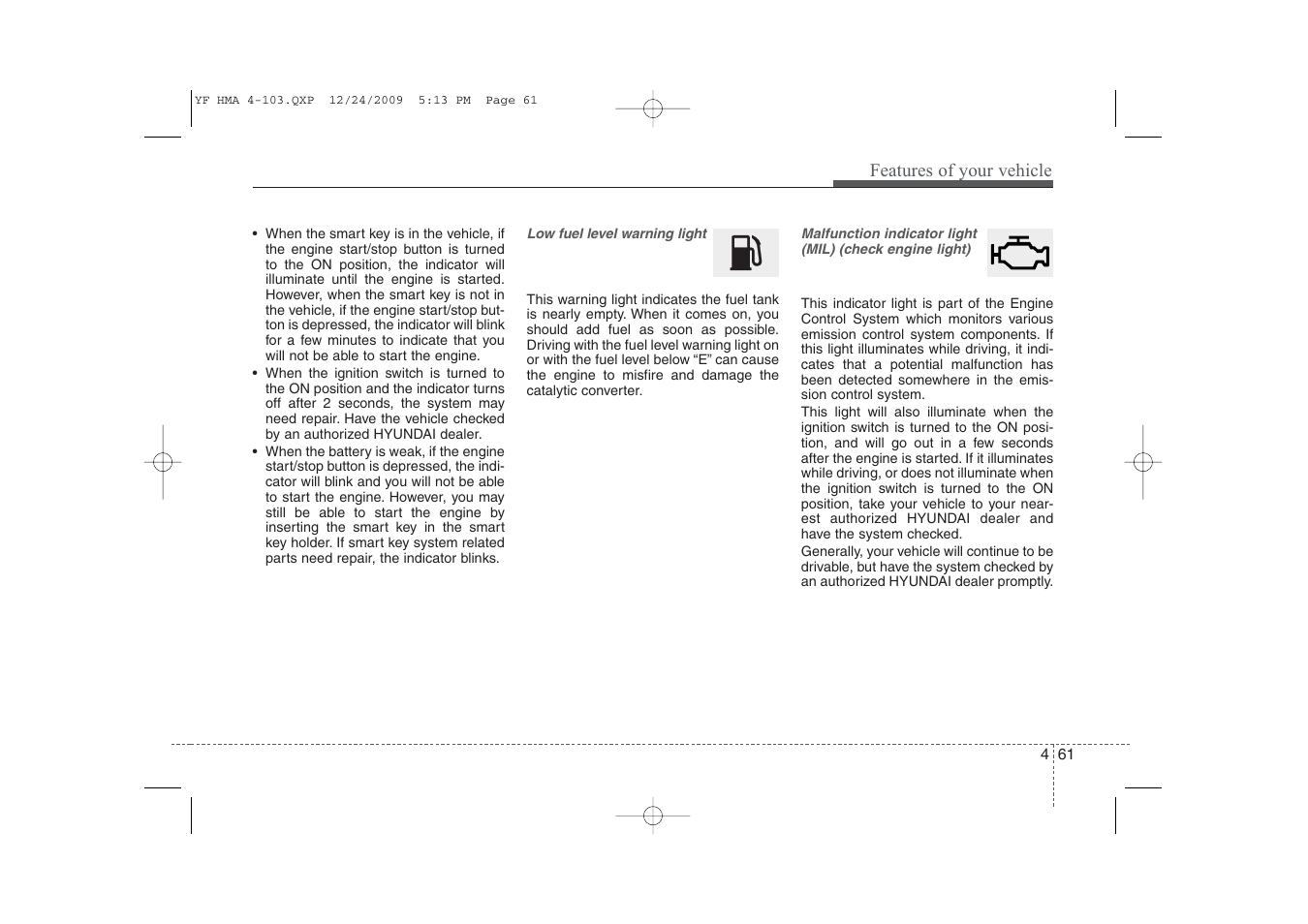 Hyundai 2011 Sonata User Manual | Page 141 / 380