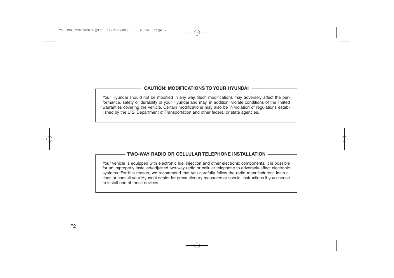 Hyundai 2011 Sonata User Manual | Page 2 / 380