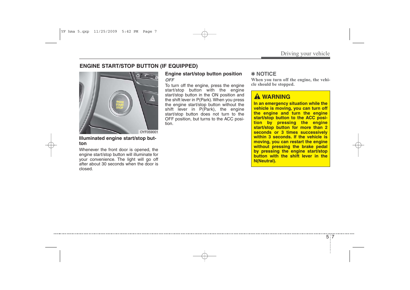 Hyundai 2011 Sonata User Manual | Page 223 / 380