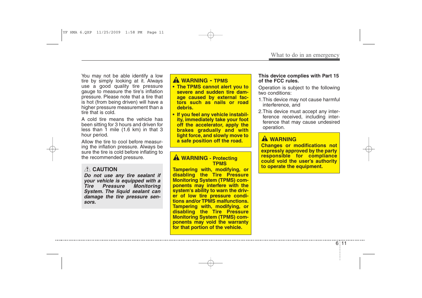 Hyundai 2011 Sonata User Manual | Page 278 / 380