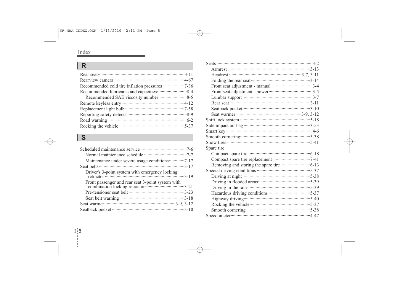 Hyundai 2011 Sonata User Manual | Page 378 / 380