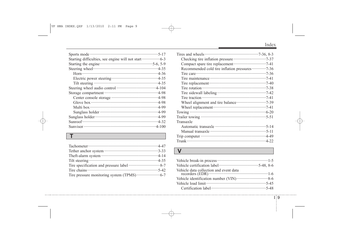 Hyundai 2011 Sonata User Manual | Page 379 / 380