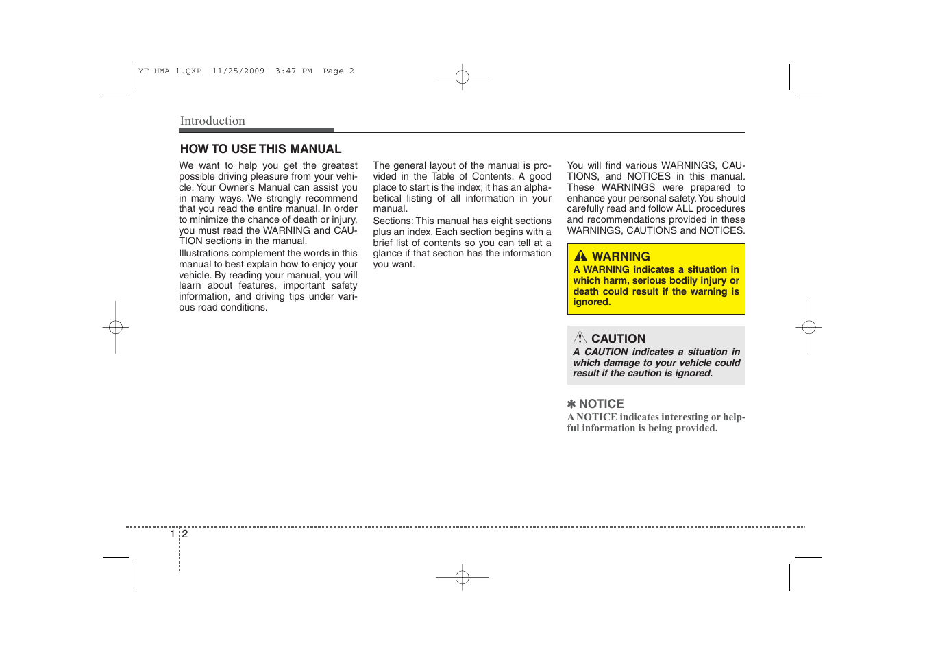 Hyundai 2011 Sonata User Manual | Page 8 / 380