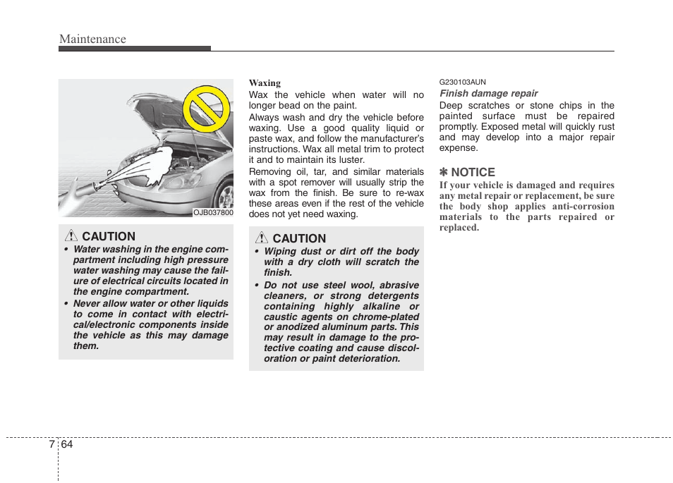 Maintenance | Hyundai 2010 Santa Fe User Manual | Page 383 / 408