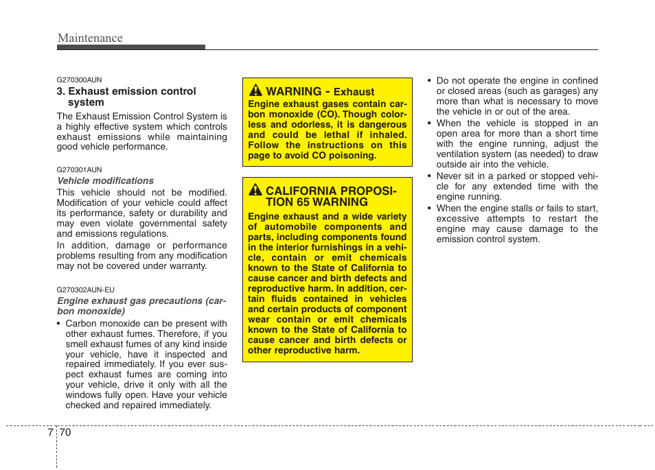 Maintenance | Hyundai 2010 Santa Fe User Manual | Page 389 / 408