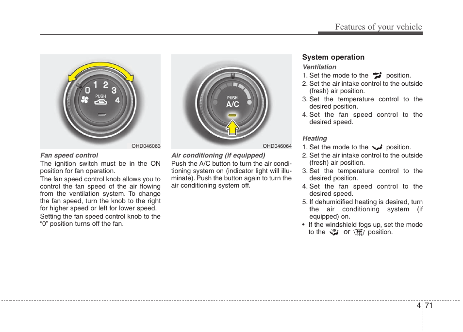 Features of your vehicle | Hyundai 2010 Elantra User Manual | Page 144 / 348
