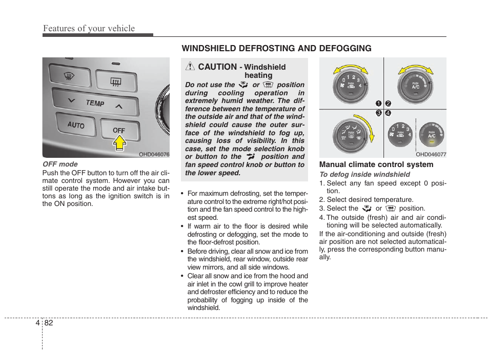 Features of your vehicle | Hyundai 2010 Elantra User Manual | Page 155 / 348